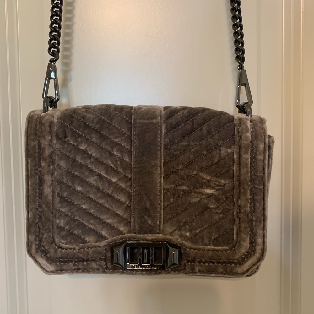 Rebecca Minkoff Love Velvet Quilted Crossbody Bag